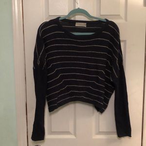 Urban outfitters stripped crop sweater Sz sm